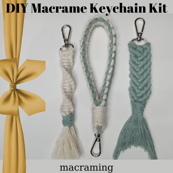 Macrame Keychain Macrame Keychain