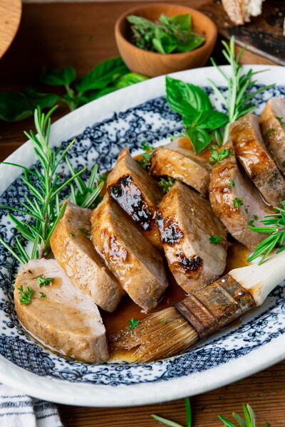 Baked Pork Tenderloin With Maple Mustard Glaze Baked Pork Tenderloin With Maple Mustard Glaze