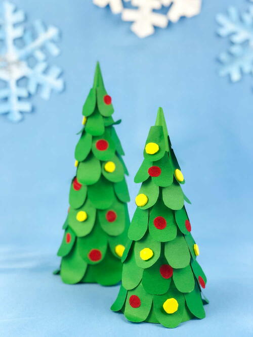 Paper Christmas Tree Craft Paper Christmas Tree Craft