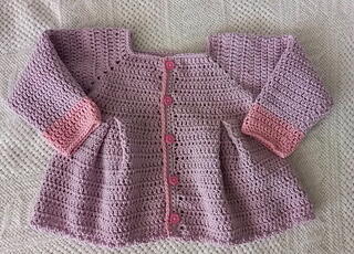 Crochet Pleated Baby Cardigan Pattern Crochet Pleated Baby Cardigan Pattern