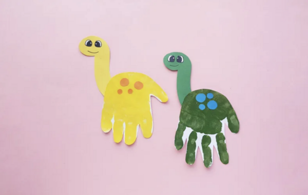 Dinosaur Handprint Craft Dinosaur Handprint Craft