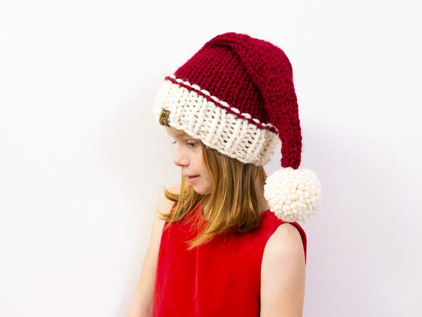 Santa Stocking Cap Christmas Hat Toque Baby Children Women Santa Stocking Cap Christmas Hat Toque Baby Children Women