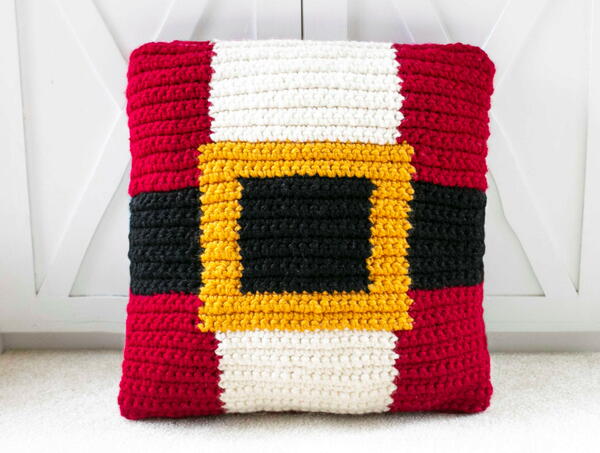 Santa Belt Pillow Christmas Home Decor Holidays Santa Belt Pillow Christmas Home Decor Holidays