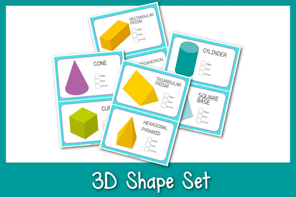 3d Shapes Printable For Kids 3d Shapes Printable For Kids