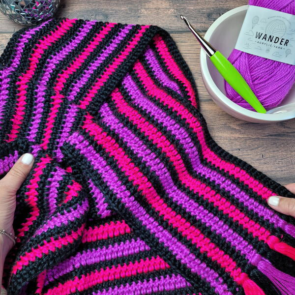 Wander Around Casual Striped Scarf Wander Around Casual Striped Scarf