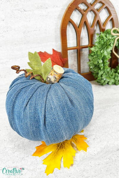 Diy Denim Pumpkins Diy Denim Pumpkins