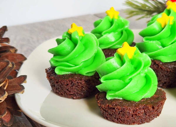 Cute Christmas Tree Christmas Brownies Cute Christmas Tree Christmas Brownies