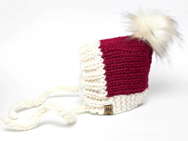 Chunky Santa Pixie Bonnet Christmas Baby Children Hat Chunky Santa Pixie Bonnet Christmas Baby Children Hat