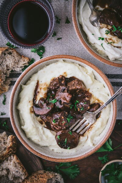 Beef Tips with Mushroom Gravy Beef Tips with Mushroom Gravy