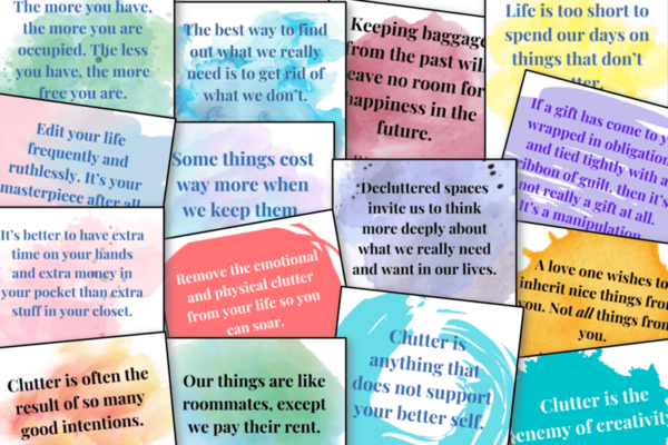 120 inspirational Declutter Quotes 120 +inspirational Declutter Quotes