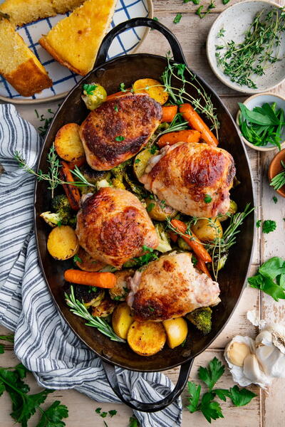 Roasted Buttermilk Marinated Chicken Roasted Buttermilk Marinated Chicken