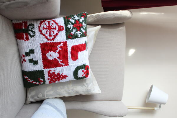 Cozy Christmas Cushion Cozy Christmas Cushion