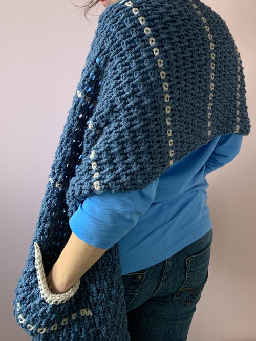 The Bumps Pocket Shawl The Bumps Pocket Shawl