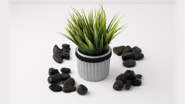 Original Sculpey And Liquid Sculpey Fluted Planter Original Sculpey And Liquid Sculpey Fluted Planter