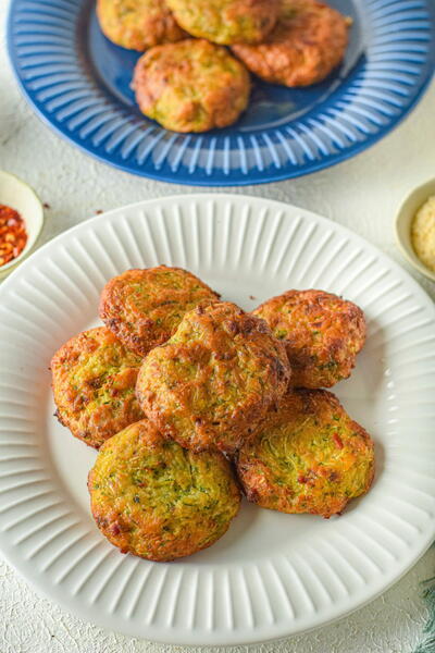 Air Fryer Zucchini Fritters Air Fryer Zucchini Fritters
