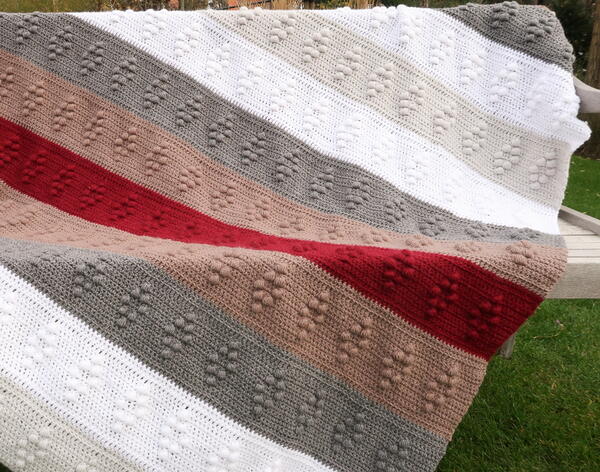 Amity Easy Striped Blanket Crochet Pattern Amity Easy Striped Blanket Crochet Pattern