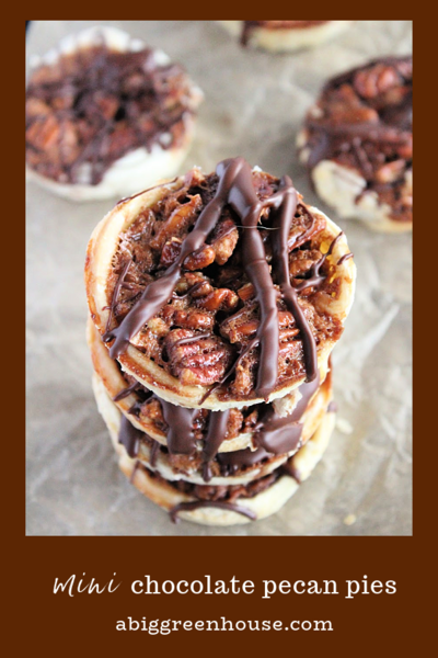 Mini Chocolate Pecan Pies Mini Chocolate Pecan Pies