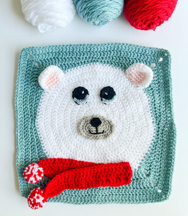 Polar Bear Granny Square Polar Bear Granny Square