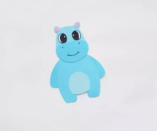 Hippopotamus Papercraft Hippopotamus Papercraft
