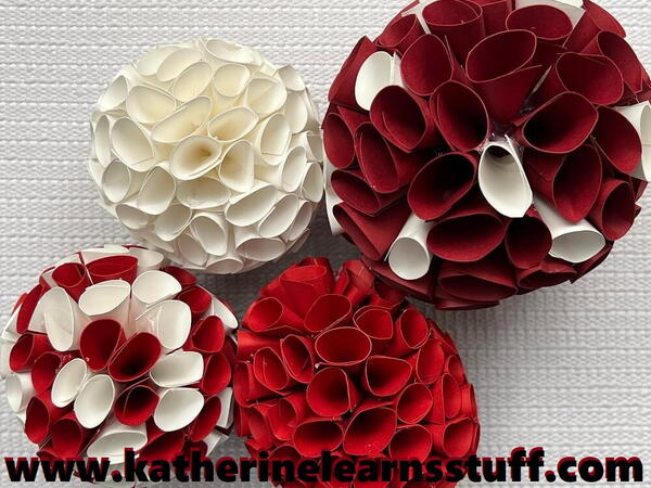 Paper Christmas Balls Paper Christmas Balls