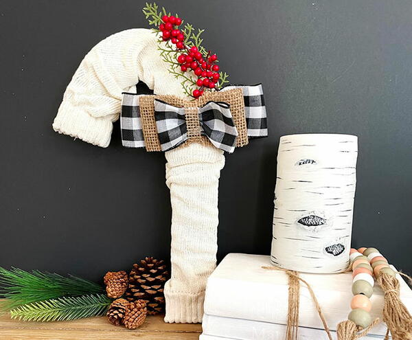 Dollar Tree Candy Cane Wreath Tutorial Dollar Tree Candy Cane Wreath Tutorial