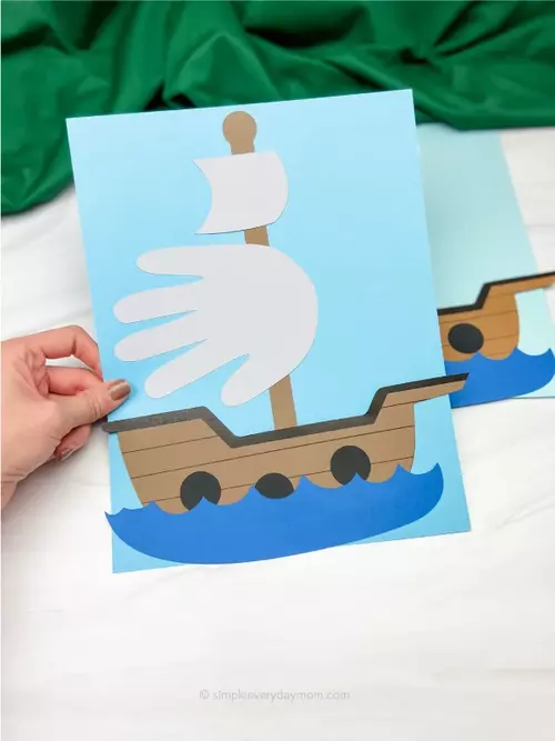 Mayflower Handprint Craft Mayflower Handprint Craft