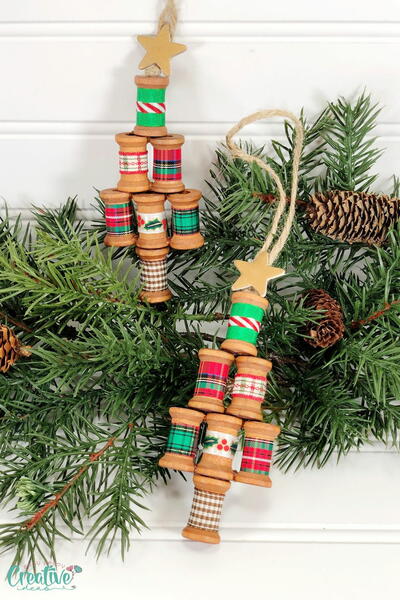 Wooden Spool Ornaments Wooden Spool Ornaments