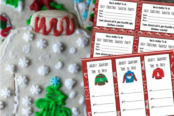 Ugly Sweater Party Printables Ugly Sweater Party Printables