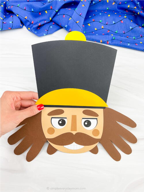 Nutcracker Handprint Craft