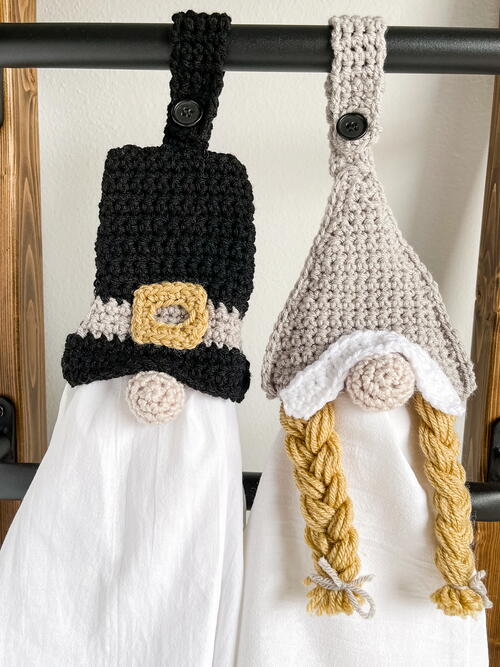 Pilgrim Gnomes Towel Toppers Pilgrim Gnomes Towel Toppers