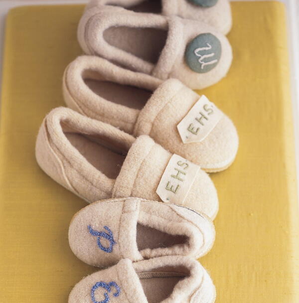 Monogrammed Slippers Monogrammed Slippers