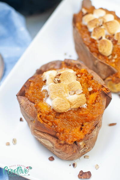 Air Fryer Baked Sweet Potatoes