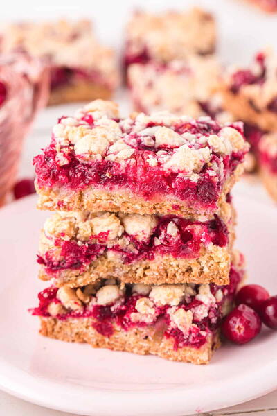 Cranberry Crumble Bars Cranberry Crumble Bars