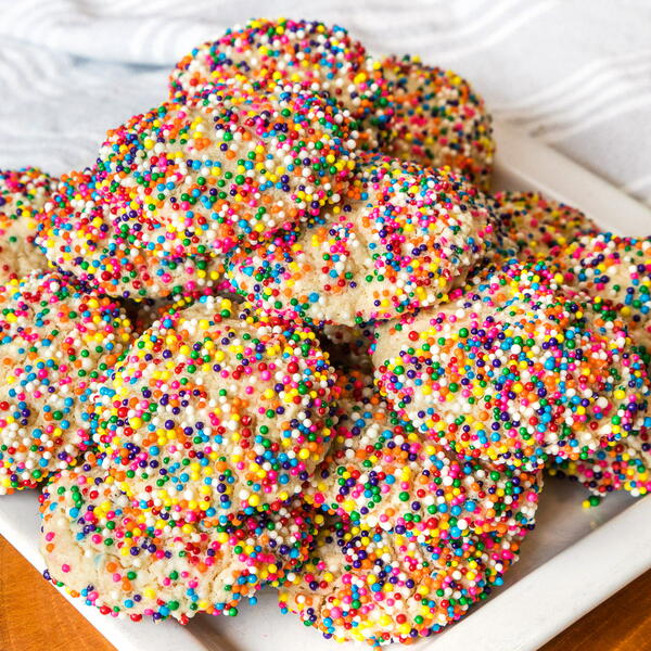 Cream Cheese Cookies With Sprinkles Cream Cheese Cookies With Sprinkles