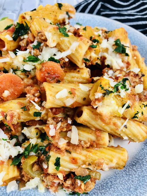 Pasta Bolognese Bake Pasta Bolognese Bake