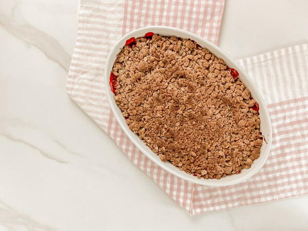 Healthy Rhubarb Crumble Healthy Rhubarb Crumble