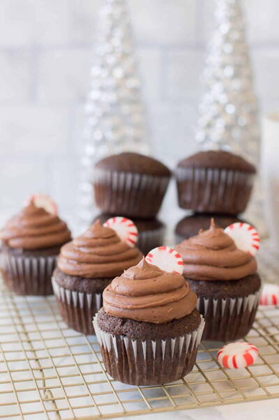 Peppermint Mocha Cupcakes Peppermint Mocha Cupcakes