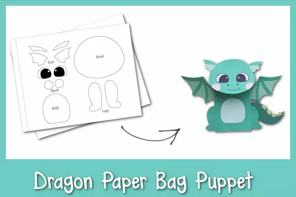 Dragon Paper Bag Puppet Dragon Paper Bag Puppet