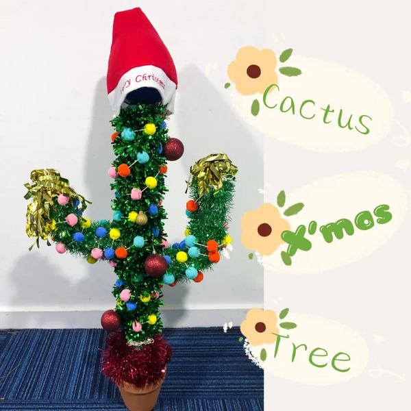 DIY Cactus Christmas Tree DIY Cactus Christmas Tree