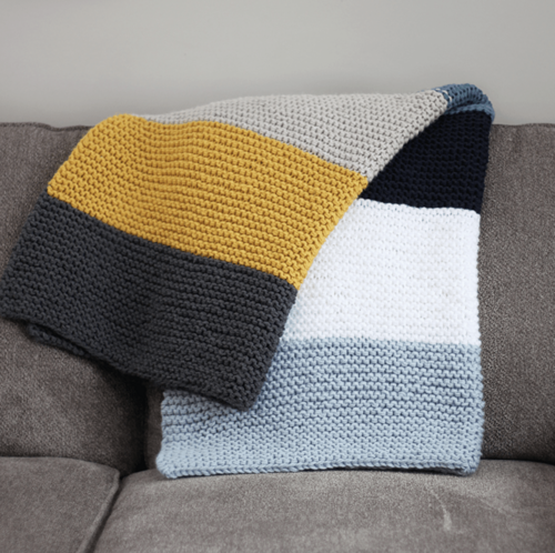The Easiest Knit Blanket The Easiest Knit Blanket