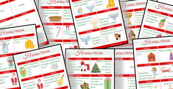 Holiday Trivia Questions And Answers Printable Holiday Trivia Questions And Answers Printable