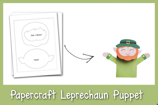 Papercraft Leprechaun Puppet Papercraft Leprechaun Puppet