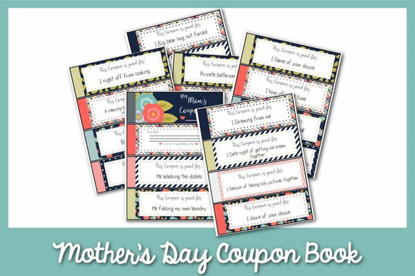 Free Printable Mothers Day Coupon Book Free Printable Mother’s Day Coupon Book