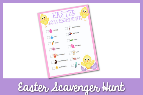 Easter Scavenger Hunt Easter Scavenger Hunt
