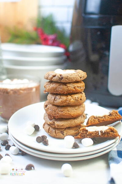 Air Fryer Hot Cocoa Cookies