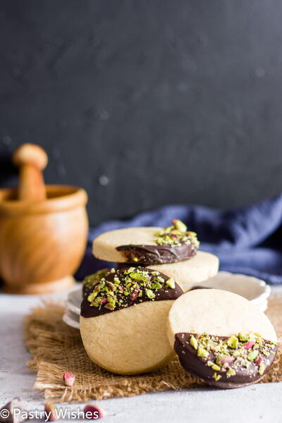 Chocolate Dipped Sugar Cookies Chocolate Dipped Sugar Cookies