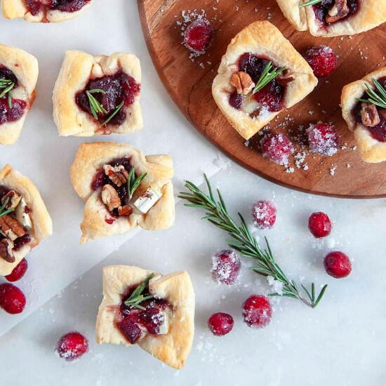Cranberry Brie Bites Cranberry Brie Bites