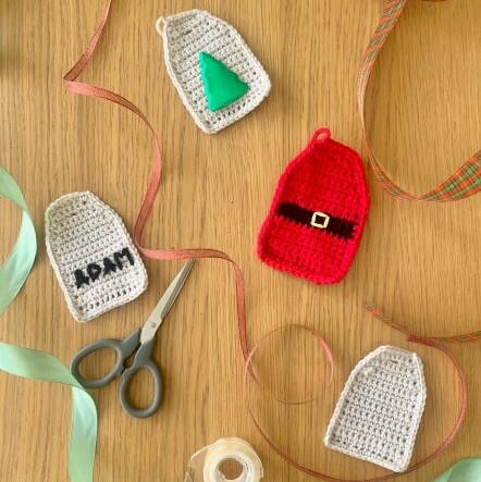 Easy Crochet Gift Tag Easy Crochet Gift Tag