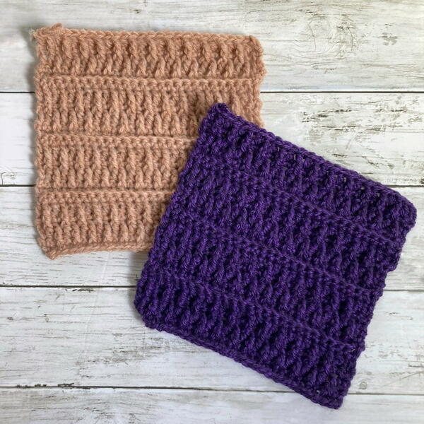 Alpine Rows Afghan Square Alpine Rows Afghan Square