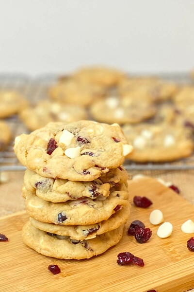 White Chocolate Cranberry Cookies White Chocolate Cranberry Cookies